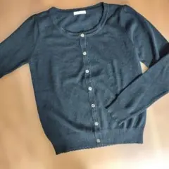 GLACIER ブラック 長袖カーディガン M