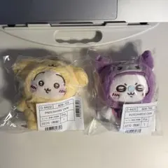 ちいかわ サンリオ うさぎモモンガ マスコットホルダー　2個セット