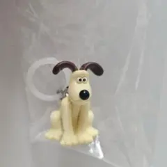 ウォレスとグルミットのめじるしアクセサリー　グルミット　お座り