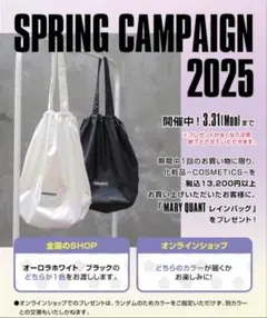 ★新品、未使用★MARY QUANT　レインバッグ