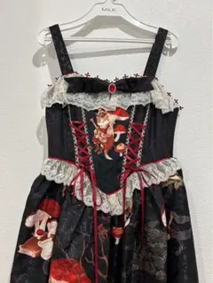 ✩lolitimes Traveling Cat アンティークジャンパースカートのサムネイル