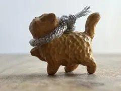【新品】 木製　猫の置物