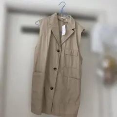 ベージュ ベスト Mサイズ