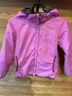 mont-bell キッズ中綿ジャケット　茶色/ピンク130