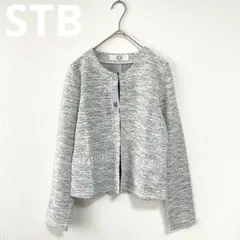 【新品未使用】ニットジャケット　フォーマル　M〜L ツイード　入学式　入園式