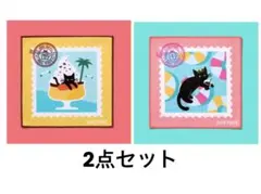 ベローチェ 黒ねこサマーキャンペーン ハンドタオル 【2点セット】