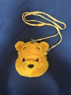 [美品]プーさん顔型ポーチ ディズニーランド