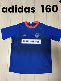 adidas アディダス　160 サッカー シャツ　ゲームシャツ　半袖