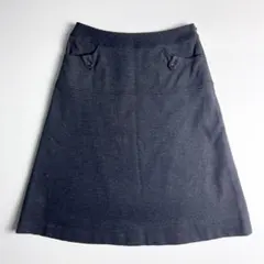 NEWYORKER ニューヨーカー　膝丈　スカート　グレー　7