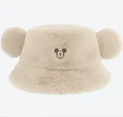 ディズニー もこもこ 帽子 ミッキー