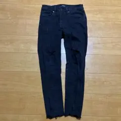 ダメージスキニー デニム