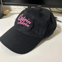 Calvin Klein カルバンクライン ロゴキャップ ブラック サイズ調整可