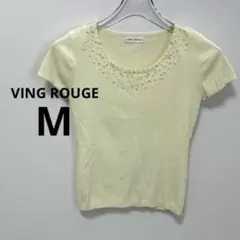 VINO ROUGE トップス　イエロー 半袖　M