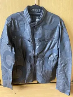 ウ*ァ様 G-STAR RAW レザージャケット　中古のサムネイル