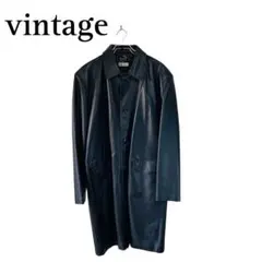 vintage leather coat