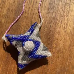 フランスアンティーク　ビーズ ネックレス ワイヤー入り