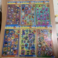 クレヨンしんちゃん キラっとシール 6枚コンプリートセット