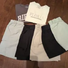 子供服 140サイズ　Tシャツ2枚 ショートパンツ5枚セット