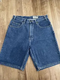 Eddie Bauer　デニムショーツ　W31　インディゴ　コットンのサムネイル