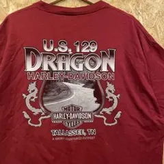 【人気】ハーレーダビッドソン 2013年 ドラゴン プリント Tシャツ XL