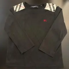 Burberry ブラック ロンTシャツ 90cm