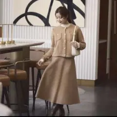 プロポーションボディドレッシング　カーデニットセットアップ