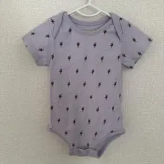 petit main 薄紫 アイスクリーム柄ロンパース 80