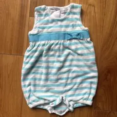 Ralph Lauren 水色ストライプ　女の子　9M