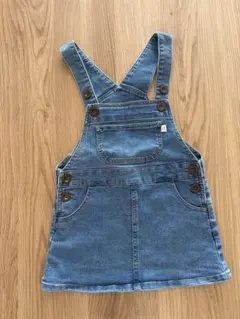 デニムジャンバースカート 100cm