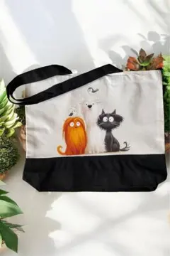 Tote bag トートバッグ 猫 犬 鞄