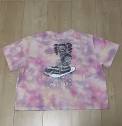 Xgirl エックスガール タイダイ柄 Tシャツ クロップド丈のサムネイル