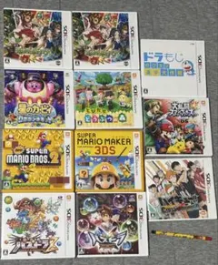ニンテンドー3DSマリオ系ソフト7本セットまとめ売り 動作確認済み