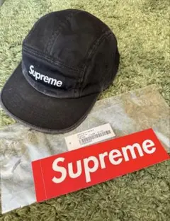 Supreme Washed chino Twill Camp Cap 25SS
