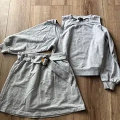 Lovetoxic★セットアップ　140cm オフショルトップス　スカート