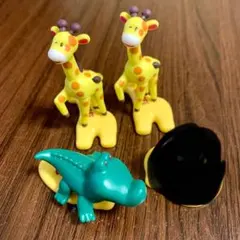 チョコサプ　たべっこどうぶつ　カラフル動物フィギュア3体セット