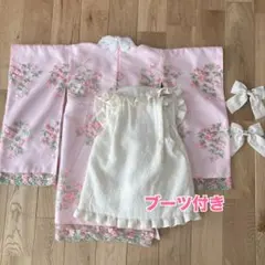 キャサリンコテージ　七五三被布着物セット100cm ブーツ　セットのサムネイル