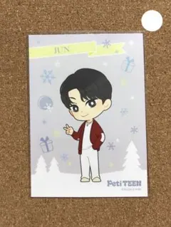 SEVENTEEN PetiTEEN セブンイレブン JUN ジュン ステッカー