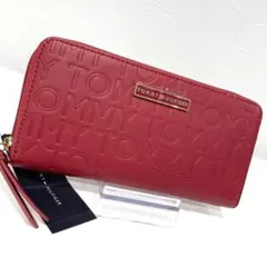 TOMMY HILFIGER 長財布 ラウンドジップ ウォレット TH