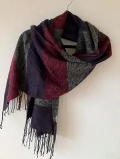 新品タグ付き　あったかストール　おとなカラー