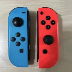 Nintendo Switch ジョイコン ネオンレッド　ネオンブルージャンク品