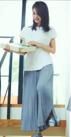 専用　UNIQLO ワッシャー　サテン　スカート　パンツ　Lサイズ