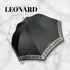 REONARD レオナール　文字ロゴ　晴雨兼用　傘　ブラック　グレー　ゴールド 2025年最新】LEONARD 傘の人気アイテム - メルカリ