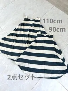 【まとめ売り】90cm 110cm ワンピース devirock 2点セット