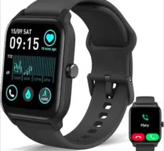 スマートウォッチ iPhone＆Android対応Bluetooth5.3未使用