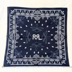 新品 ダブルエルアール RRL 風 バンダナ ネイビー アメカジ ストリート