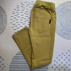 【匿名配送】120 長ズボン　マスタード