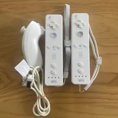 Nintendo Wii リモコン 2個、ヌンチャク1個セット
