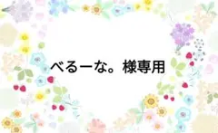 べるーな。様専用ページです