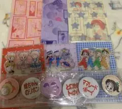 りぼん70周年×3COINS スリコ 缶バッジ/アクスタ/ミニクリアファイル