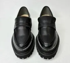 美品 EVOL 厚底ローファー エナメルローファー 23 トラックソールのサムネイル